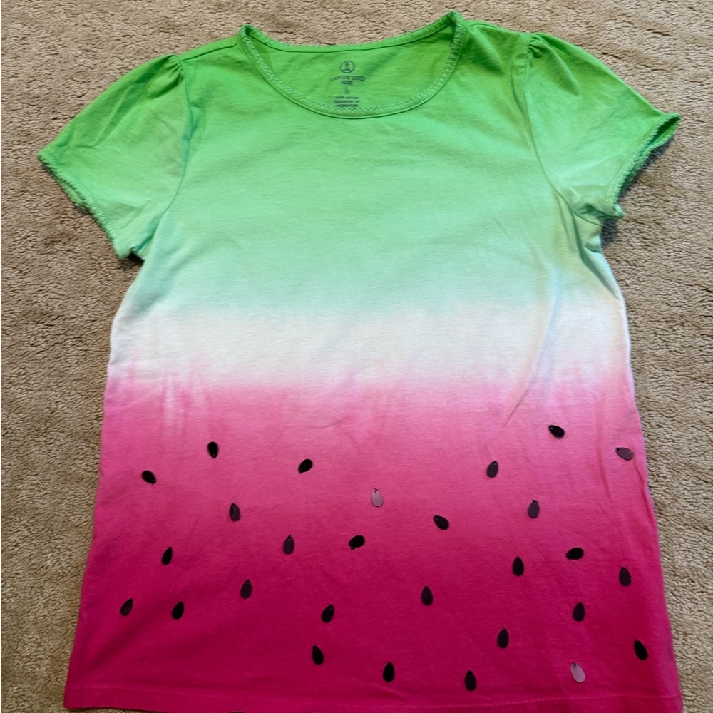 Green and Pink Watermelon T-Shirt